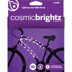 Brightz Cosmic Brightz Purple LED Bike Accessory ABS Plastics, Silicone/Rubber, Iron, Electronics 1