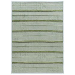 Linon Home Decor 9.5 ft. W X 6.5 ft. L Sand Green Polypropylene Accent Rug