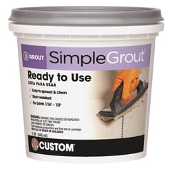 Custom Building Products SimpleGrout Indoor Haystack Grout 1 qt
