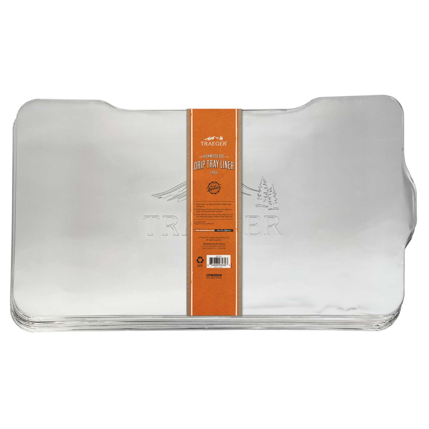 Traeger Aluminum Drip Pan Liner 14.75 in. L x 28.75 in. W Ace Hardware