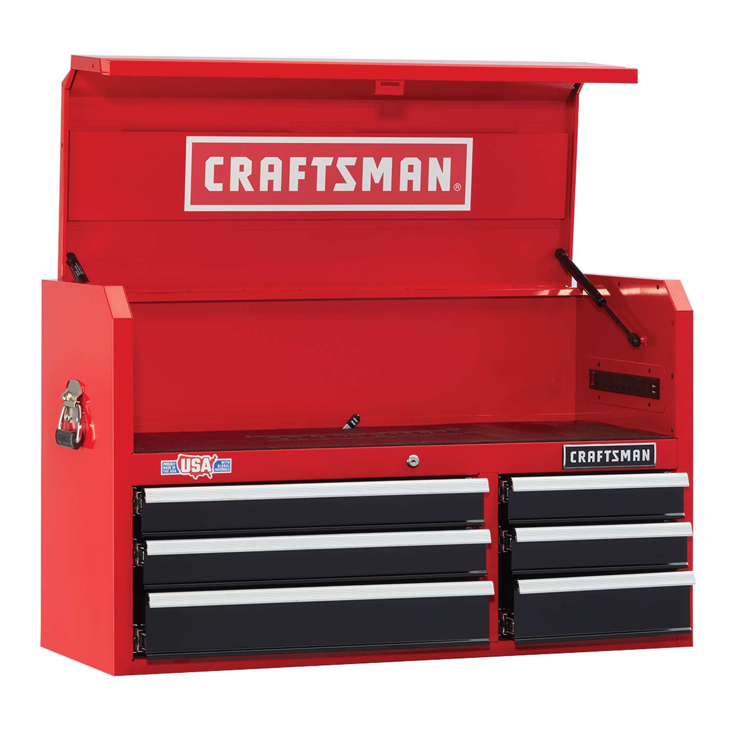 Craftsman 2000 Series 40 in. 6 drawer Steel Tool Chest 24.5 in. H x 16