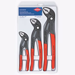 Knipex 3 pc Chrome Vanadium Steel Water Pump Pliers Set