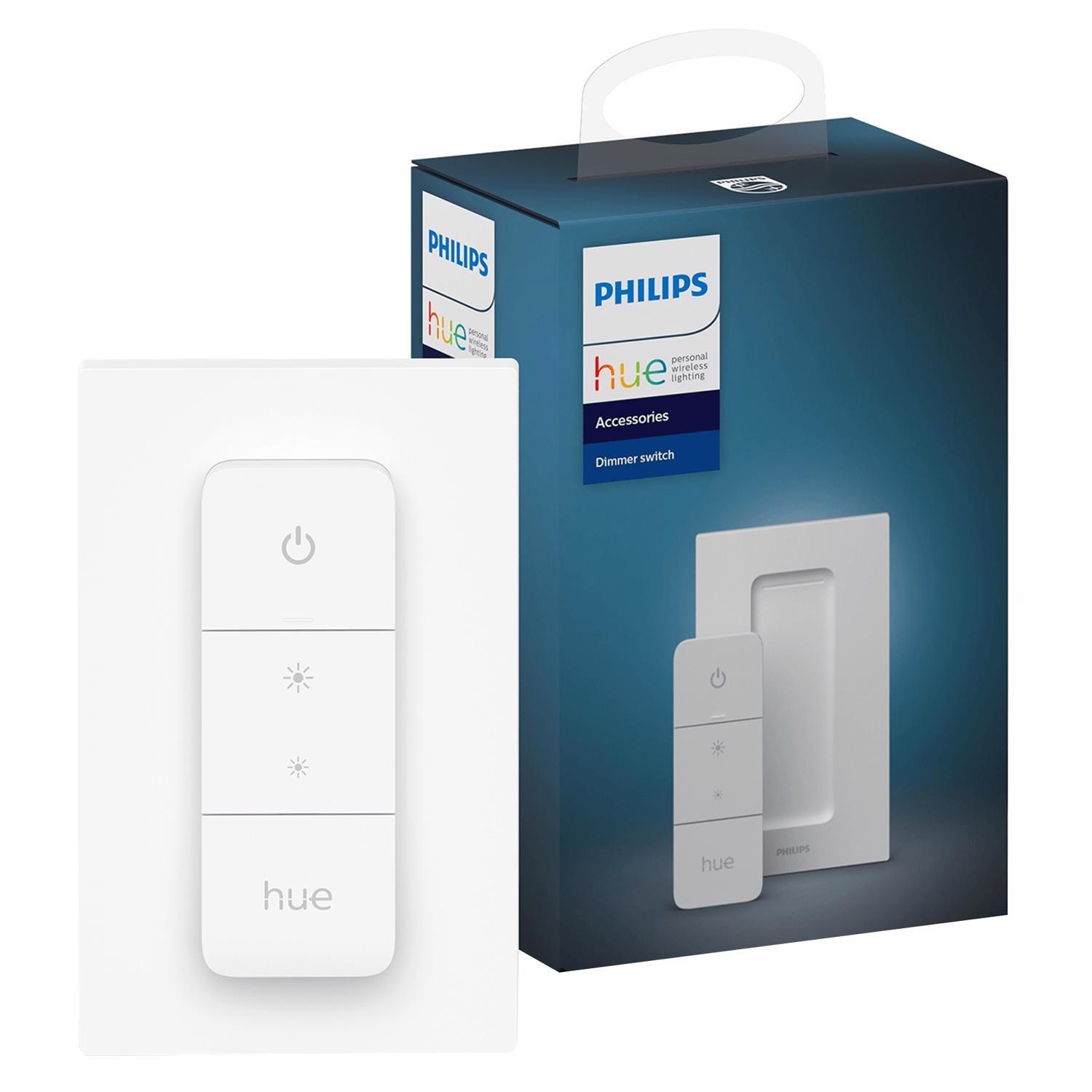 Photos - Household Switch Philips Hue White Wireless Dimmer Switch w/Remote Control 1 pk 562777 