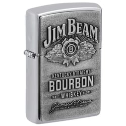 Zippo Silver Jim Beam Lighter 2 oz 1 pk