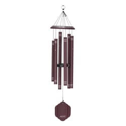 Arabesque Garnet Aluminum 36 in. Wind Chime