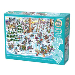 Cobble Hill Hockey Town Jigsaw Puzzle 350 pc