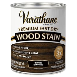 Varathane Premium True Brown Oil-Based Urethane Modified Alkyd Fast Dry Wood Stain 0.5 pt