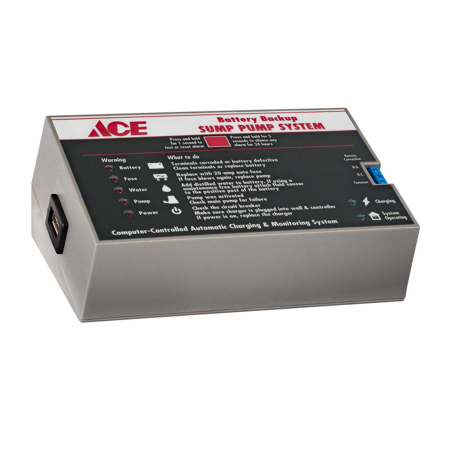 Ace 1/4 hp 2000 gph Plastic Submersible Sump Pump BackUp Ace Hardware