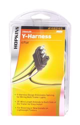 Hopkins 4 Flat Trailer Y Wiring Harness 20 ft.