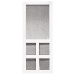 Precision 80 in. H X 36 in. W Vermont White Vinyl/Wood Screen Door