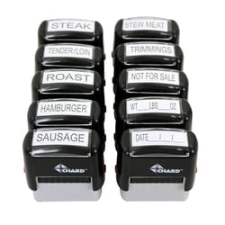 Chard Black Game Processing Stamp Set 1 pk