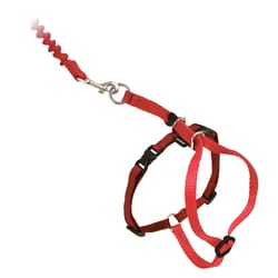 PetSafe Come with me kitty Red Harness & Leash Nylon Cat Leash and Harness Medium