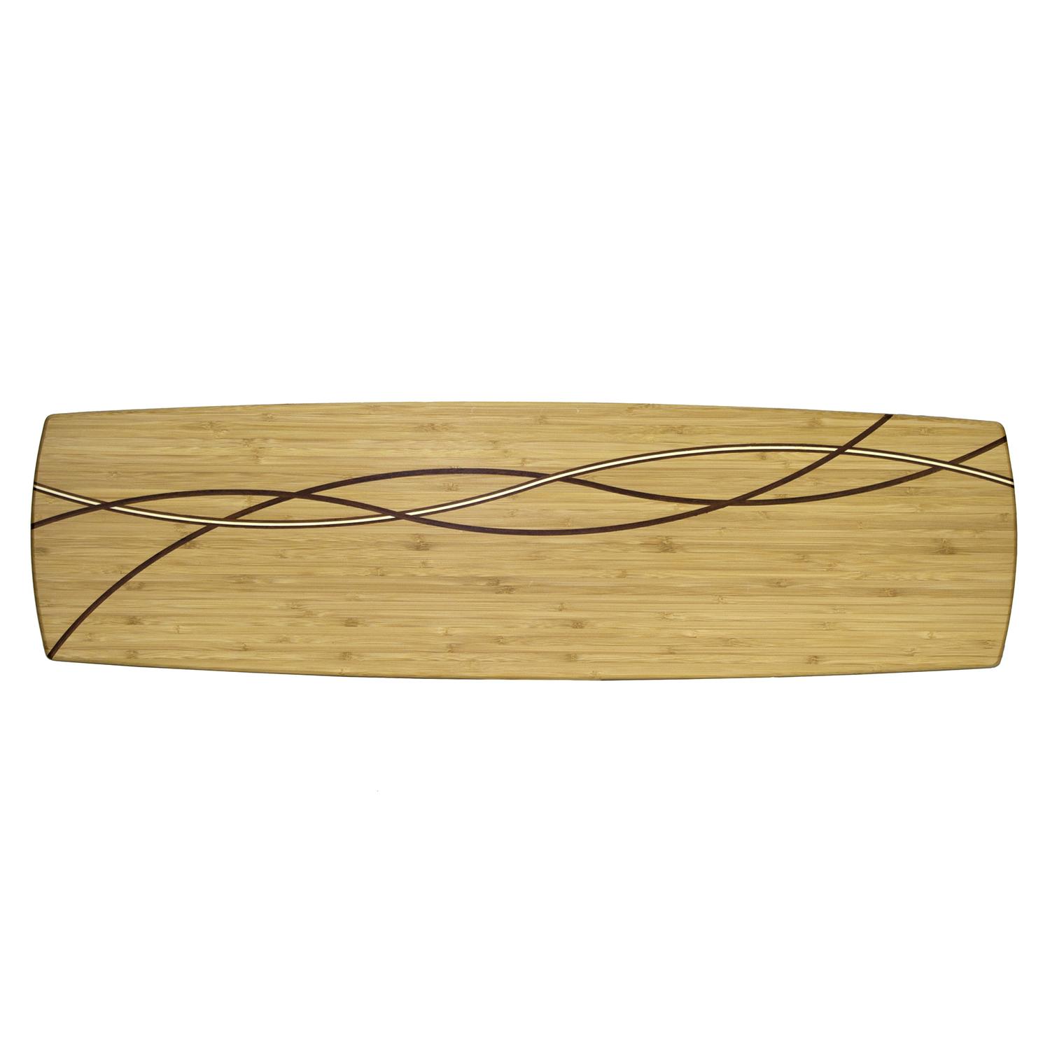 Totally Bamboo 30 in. L X 8.5 in. W X 0.63 in. Bamboo Cheese Board Sansujyuku sansujyuku.com