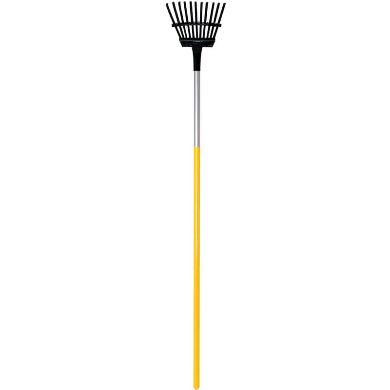 True Temper 55.32 in. 11 Tine Steel Shrub Rake Steel Handle Ace Hardware