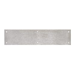 Tell 3-1/2 in. H X 15 in. L Brushed Stainless Steel Stainless Steel Push Plate