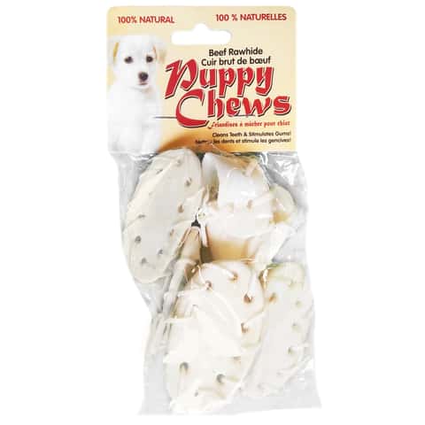 Fun Chew Small Puppy Rawhide Shoe Beef 3 in. L 6 pk