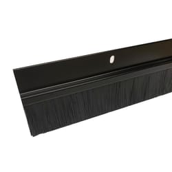 Randall 36 in. L Black Aluminum/Polypropylene Door Sweep 1 pc