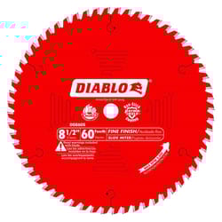 Diablo 8-1/2 in. D X 5/8 in. TiCo Hi-Density Carbide Miter Saw Blade 60 teeth 1 pk