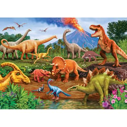 Cobble Hill Dinos Jigsaw Puzzle 350 pc