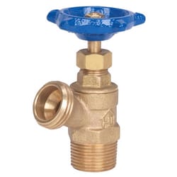 Homewerks 3/4 in. MIP X 3/4 in. MHT Brass Boiler Drain