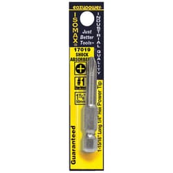 Eazypower Isomax Phillips Reduced #2 Super Reduced X 1-15/16 in. L Power Bit Alloy Steel 1 pc