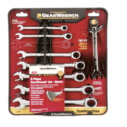 Ace Metric Gearwrench Set 9.3 in. L 8 pc