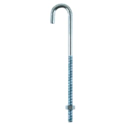 Hampton Medium Zinc-Plated Silver Zinc 6.9375 in. L J-Bolt 175 lb 1 pk