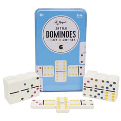 Regal Double 6 Dominoes Game Multicolored
