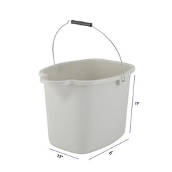 Superio Brand 17 qt Bucket Gray