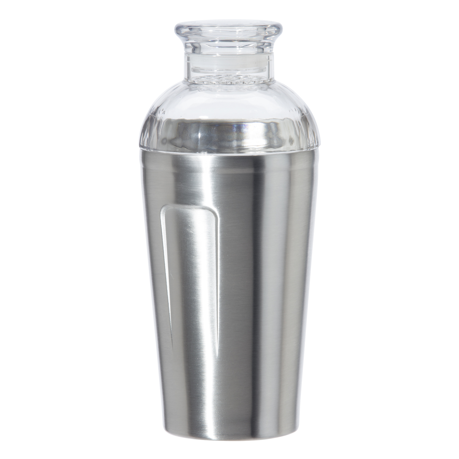 OGGI 16 oz Silver Acrylic/Stainless Steel Cocktail Shaker