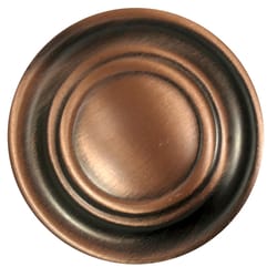 Laurey Windsor Traditional Round Cabinet Knob 1-3/8 in. D 1 in. Venetian Bronze 1 pk