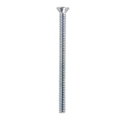 HILLMAN No. 6-32 X 2 in. L Phillips Flat Head Zinc-Plated Steel Machine Screws 100 pk