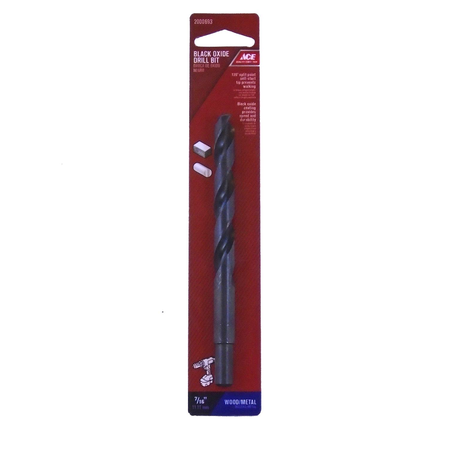 Ace 7/16 in. X 5-1/2 in. L High Speed Steel Drill Bit 1 pc