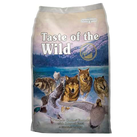 Taste of the Wild Wetlands Adult Roasted Fowl Dry Dog Food Grain Free 14 lb