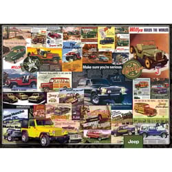 Eurographics Jeep Advertising Collection Jigsaw Puzzle Multicolored 1000 pc