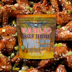 Croix Valley Foods Garlic Ginger Teriyaki BBQ Booster Wing Seasoning 7 oz