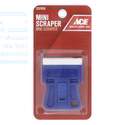 Ace  1-1/2 in. W Steel  Single-Edge  Glass Scraper 