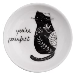 Karma Boho Cat Ring Bowl Ceramic 1 pk