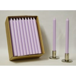 Kiri Tapers Light Lilac Unscented Scent Taper Candle