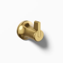 Kohler Sivaro 2.42 in. H X 2.08 in. W X 2.5 in. L Brushed Brass Robe Hook