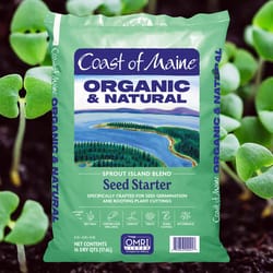 Coast of Maine Sprout Island Organic Flower and Vegetable Seed Starting Mix 16 qt