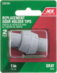 Ace 1 in. W Rubber Gray Door Stop Tip Over the door clip 1 in.