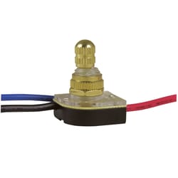 Gardner Bender 6 amps Rotary Switch Brass 1 pk