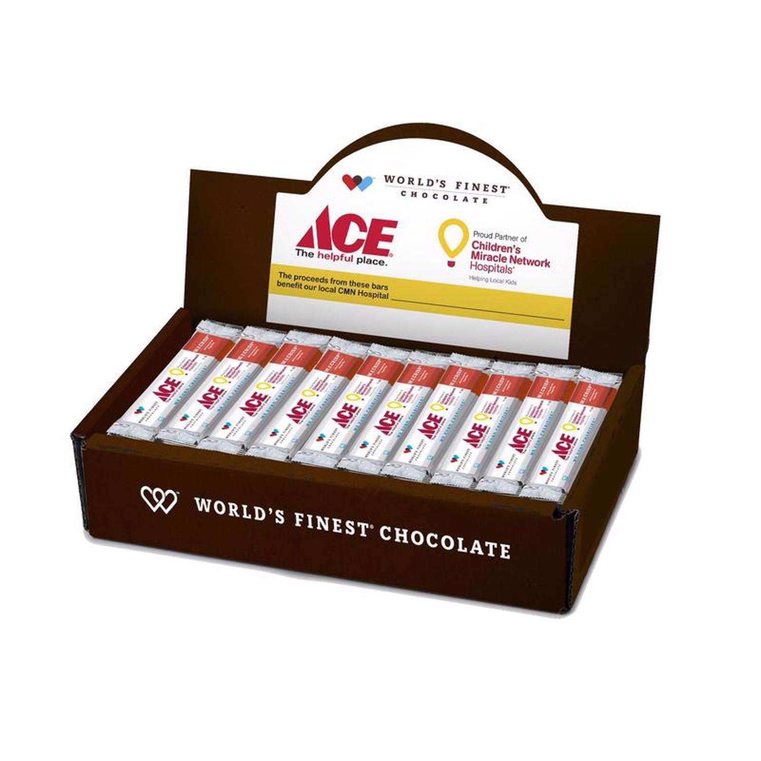 Worlds Finest Chocolate CMN/ACE Milk Chocolate/Crisped Rice Candy