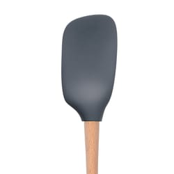 Tovolo Flex-Core Charcoal Silicone/Wood Spoonula