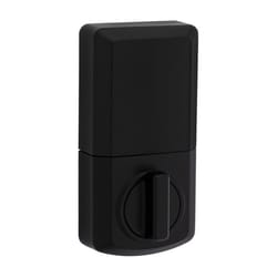 Kwikset Powerbolt Matte Black Zinc Electronic Deadbolt