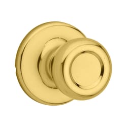 Hyper Tough, Keyed Entry, Tulip Style Doorknob, Polished Brass