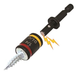 Malco C-RHEX 1/4 and 5/16 in. Reversible Magnetic Hex Nut Driver 2 in. L