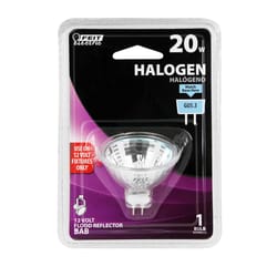 Feit 20 W MR16 Floodlight Halogen Bulb 3000 lm Clear 1 pk