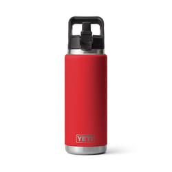 YETI Rambler 26 oz Rescue Red BPA Free Bottle with Straw Cap
